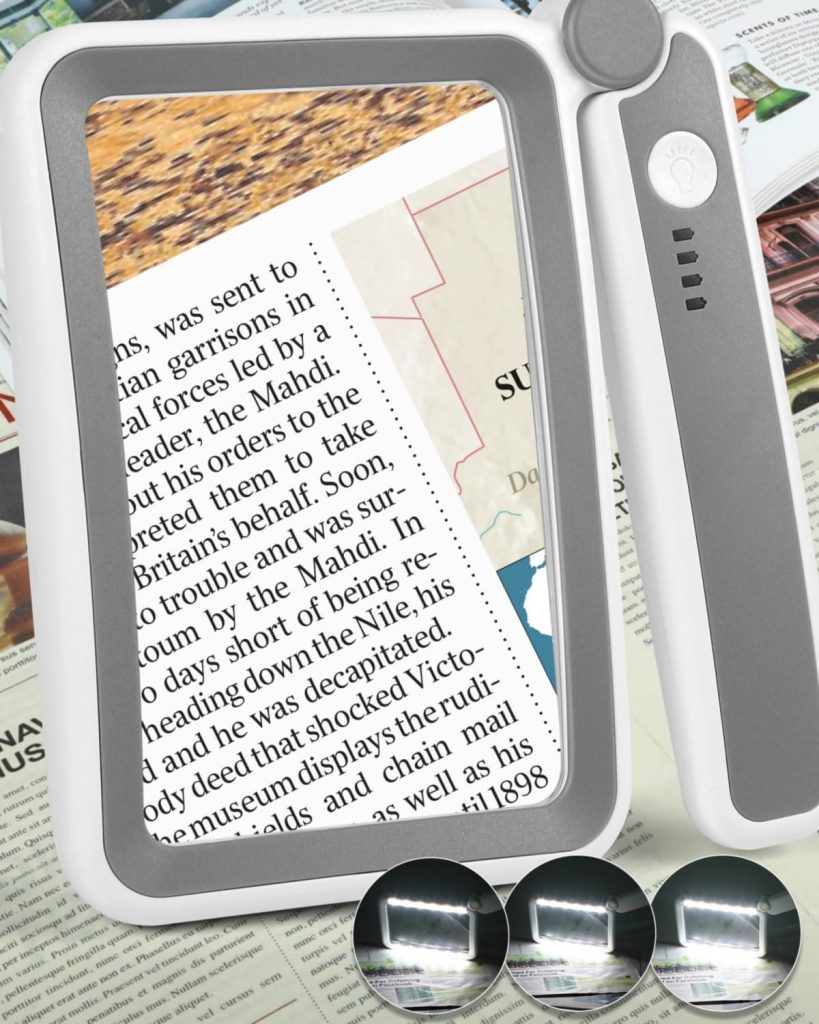 Best Magnifying Glass – AKKYCVS Rechargeable 5X Magnifier Review