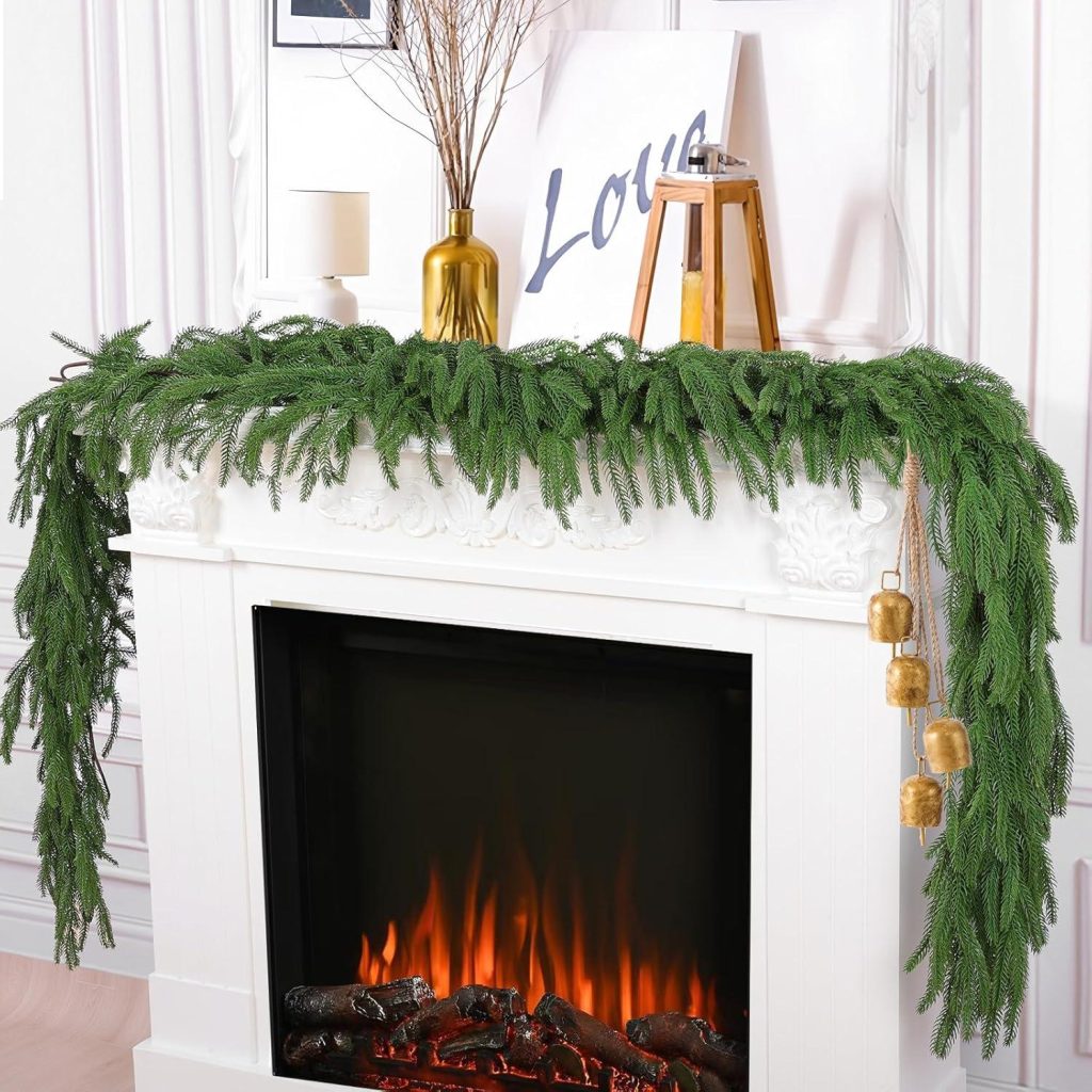 Best Christmas Garland – Hananona 2 Pcs 6 Ft Norfolk Pine Review