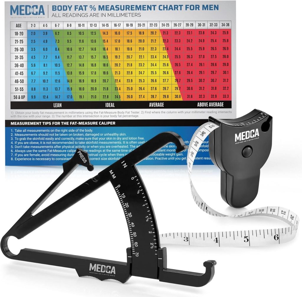 Best Body Fat Monitor – MEDca Body Fat Caliper and Measuring Tape Review