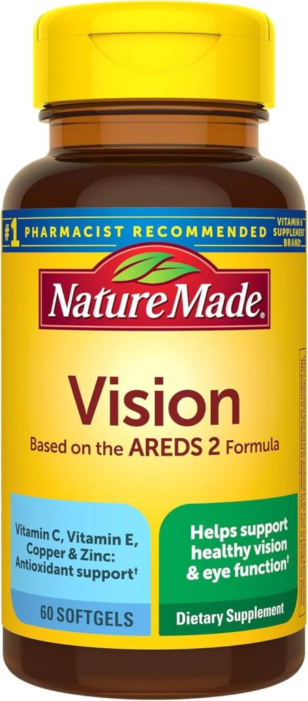 Best Eye Vitamins – Nature Made Vision Based on AREDS 2 Formula Review