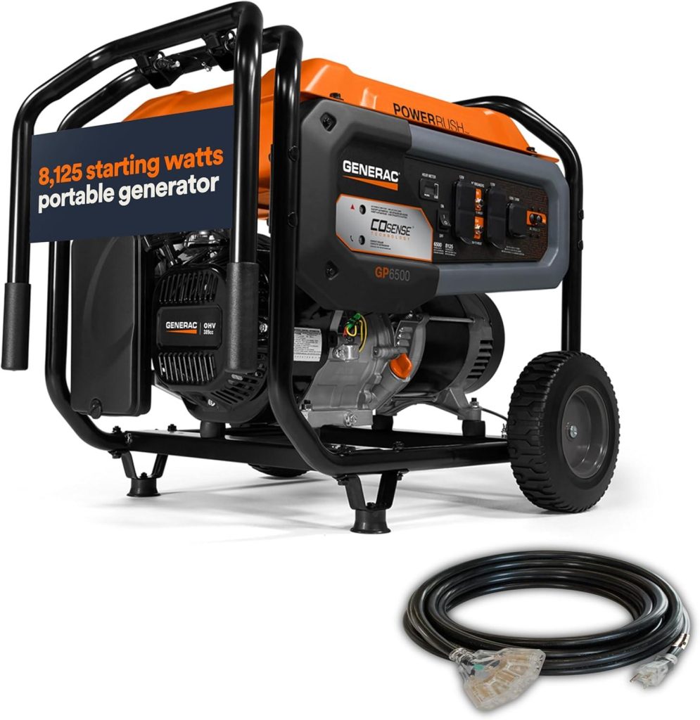 Best Portable Generator – Generac 8,125 Watt Review