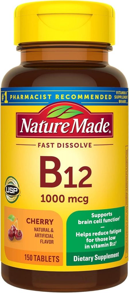 Best Vitamin B12 – Nature Made 1000 mcg, Fast Dissolve Tablets Review