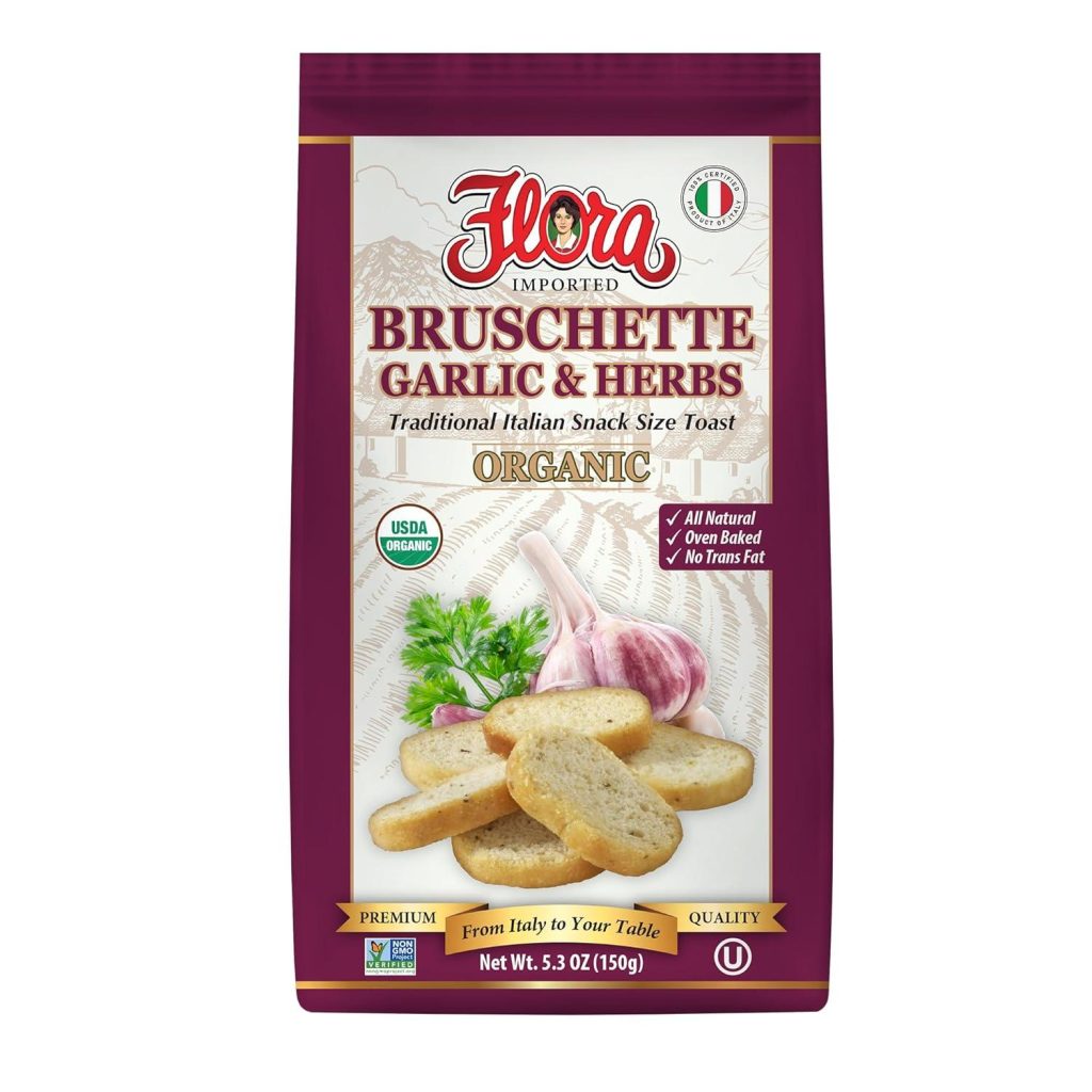 Best Organic Mini Toasts – Flora Foods Bruschette Review