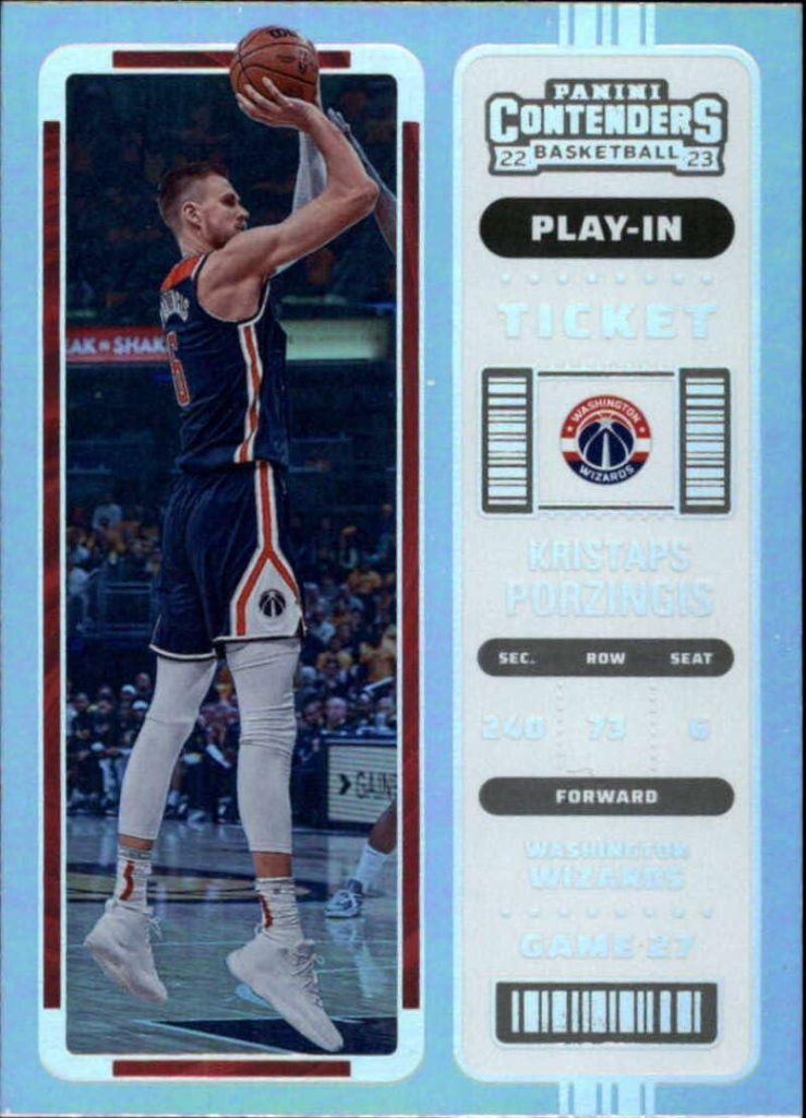 Best Basketball Card – 2022 Panini Contenders Porzingis Review