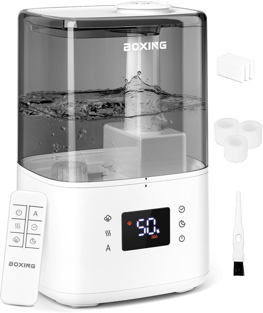 Best Humidifier – BOXING Warm and Cool Mist Humidifiers Review