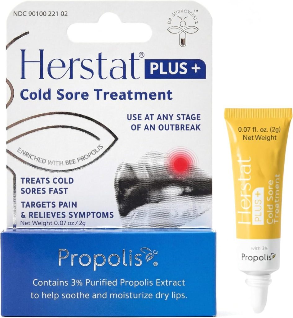 Best Cold Sore Treatment – Herstat+ with 3% Propolis Review