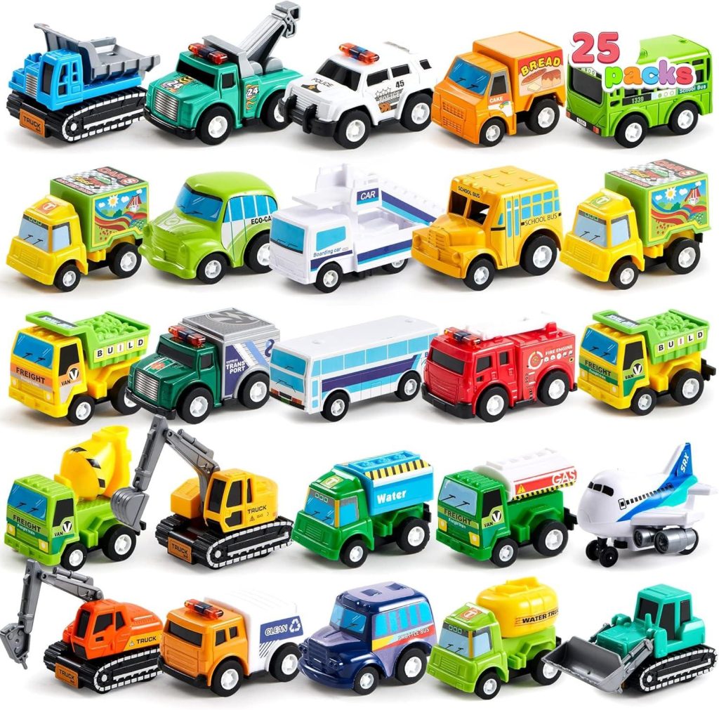 Best Toy Vehicles – JOYIN 25 Pieces Pull Back Cars Review