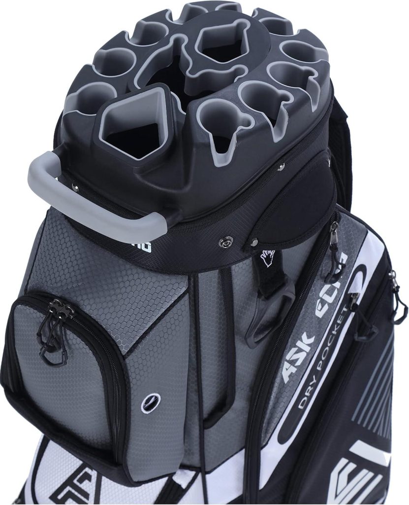 Best Golf Cart Bag – ASK ECHO T-Lock with 14 Divider Top Review