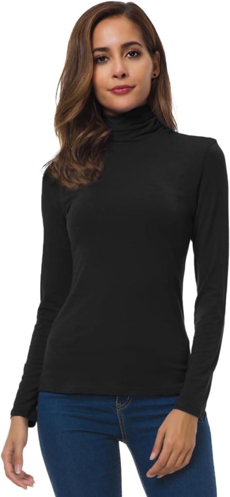 Best Layering Tops – Women Long Sleeve Turtleneck Pullover Review
