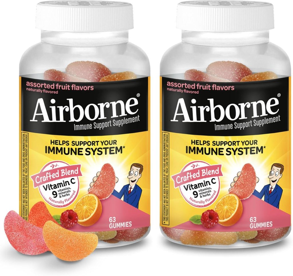 Best Immune Support – Airborne 750mg Vitamin C Gummies Review