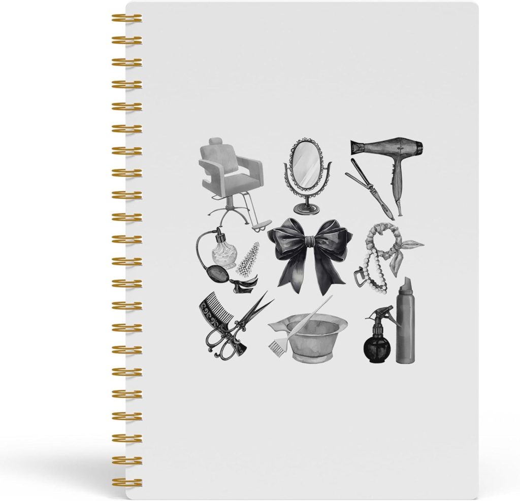 Best Notebook – Evcprz Coquette Black Bow Hairdresser Spiral Notebook Review