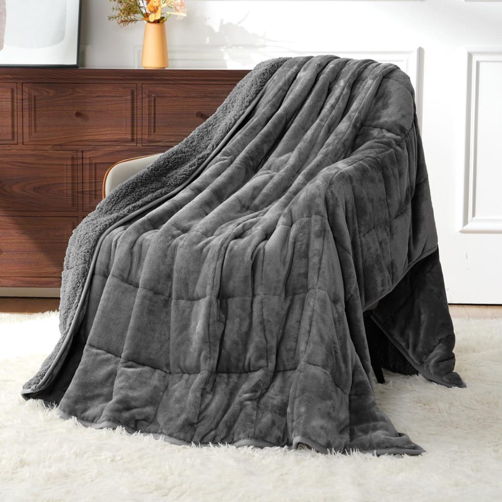 Best Weighted Blanket – Uttermara 15lbs Queen Sherpa Review