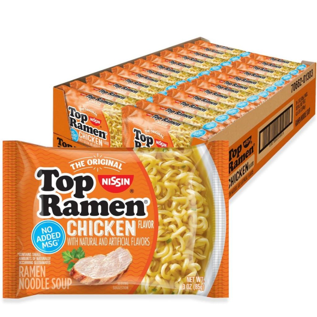 Best Instant Noodle Soup – Nissin Top Ramen, Chicken, 24 Pack Review