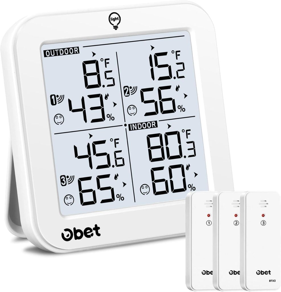 Best Indoor Outdoor Thermometer – OBET Wireless Weather Station Review