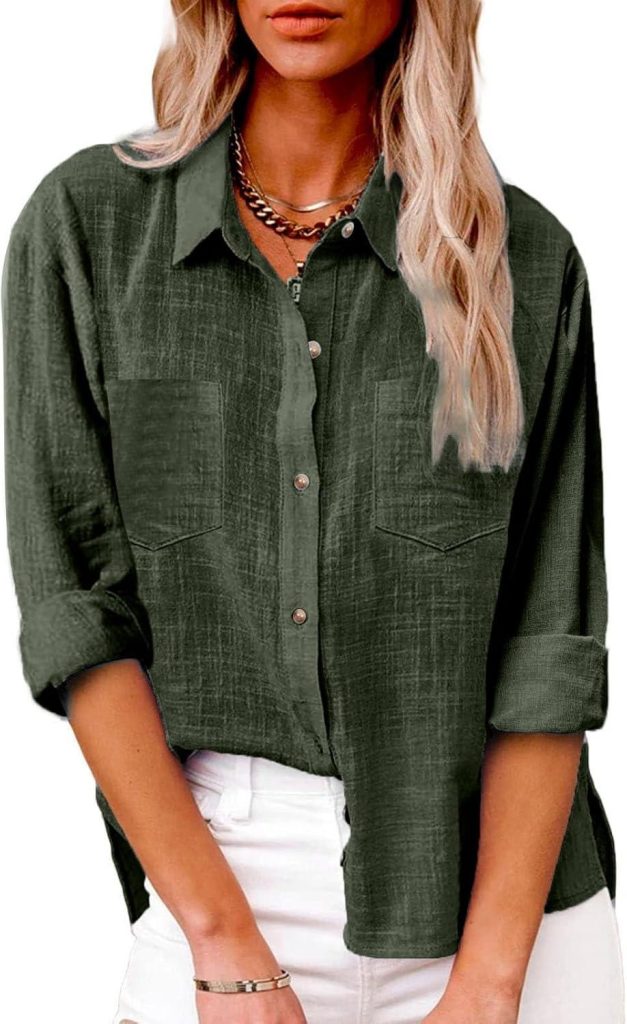 Best Casual Tops – Nantdog Cotton Linen Shirts for Women Review