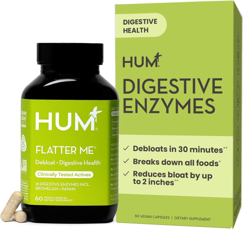 Best Digestive Enzymes – HUM Flatter Me Review for Bloating Relief