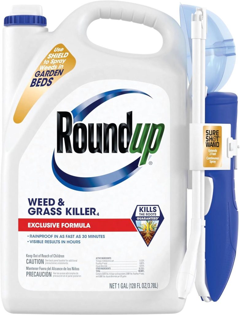 Best Weed Killer – Roundup Weed & Grass Killer₄ with Sure Shot Wand, 1 gal. Review