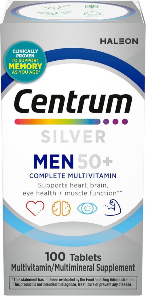 Best Multivitamin – Centrum Silver for Men 50 Plus Review