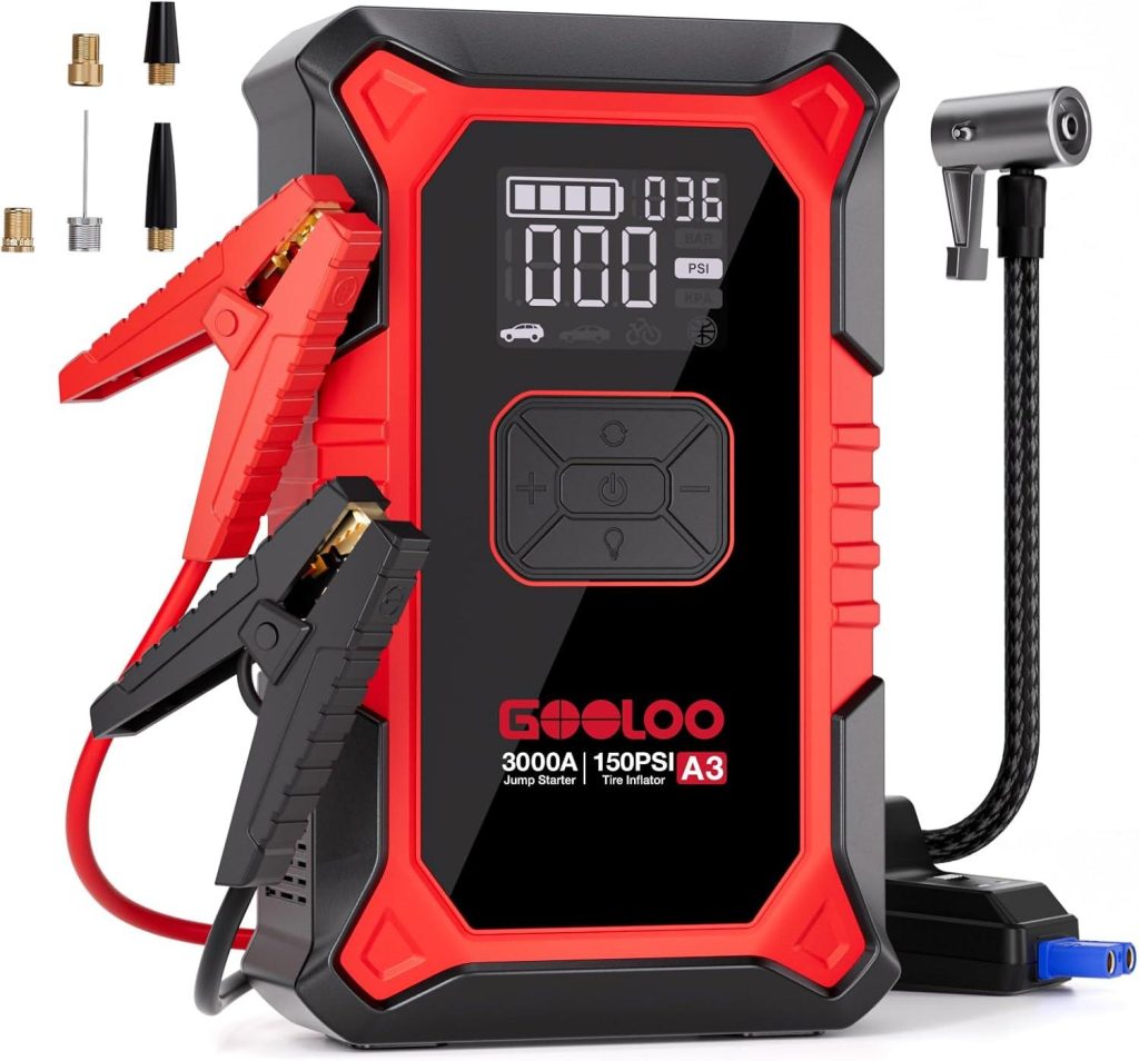 Best Automotive – GOOLOO A3 Jump Starter with Air Compressor Review