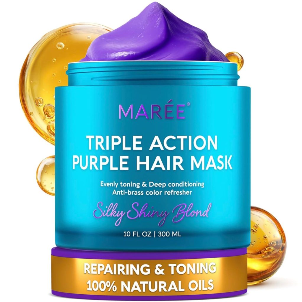 Best Hair Mask – MAREE Deep Conditioning Purple Hair Mask Review