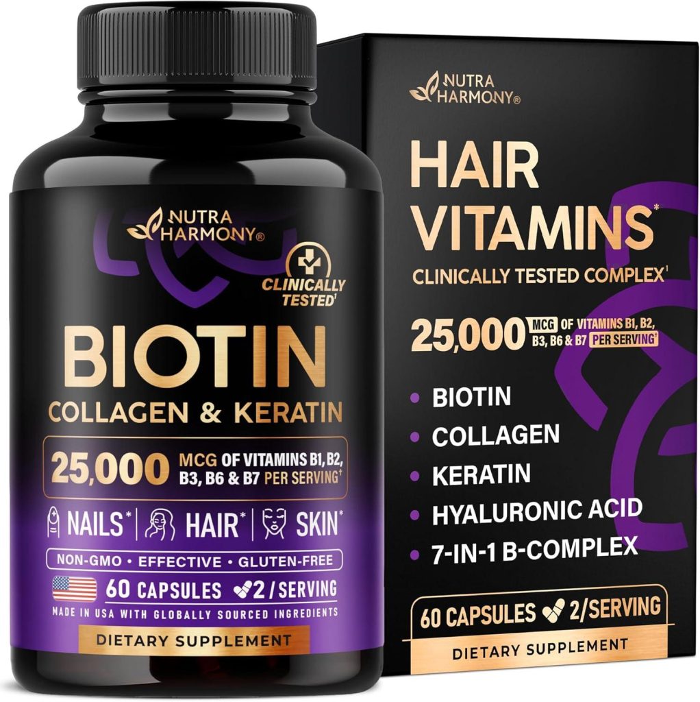 Best Health Supplement – NUTRAHARMONY Biotin & Collagen Review