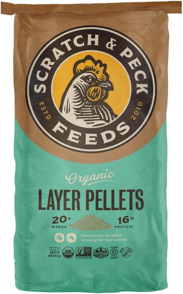 Best Chicken Feed – Scratch and Peck Whole Grain Layer Pellets Review