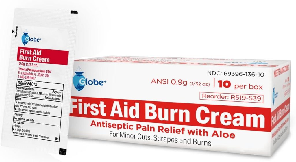 Best First Aid – Globe First Aid Burn Cream 0.9g Packets Review