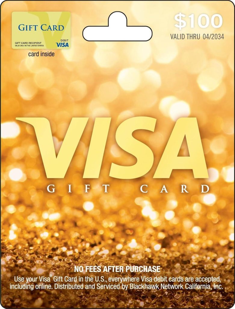 Best Gift Card – Visa $100 Gift Card (plus $5.95 Purchase Fee) Review
