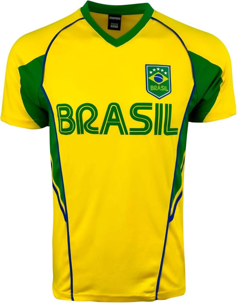 Best Soccer Jersey – Icon Sports Men’s Brasil Performance Review