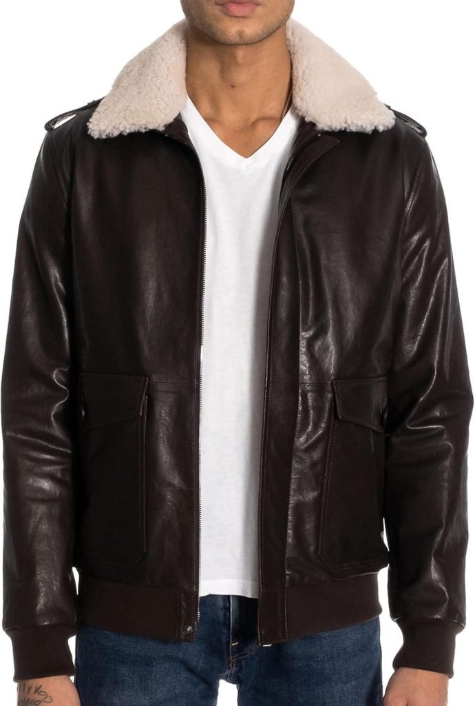 Best Men’s Leather Jacket – Genuine Sheepskin Aviator Review