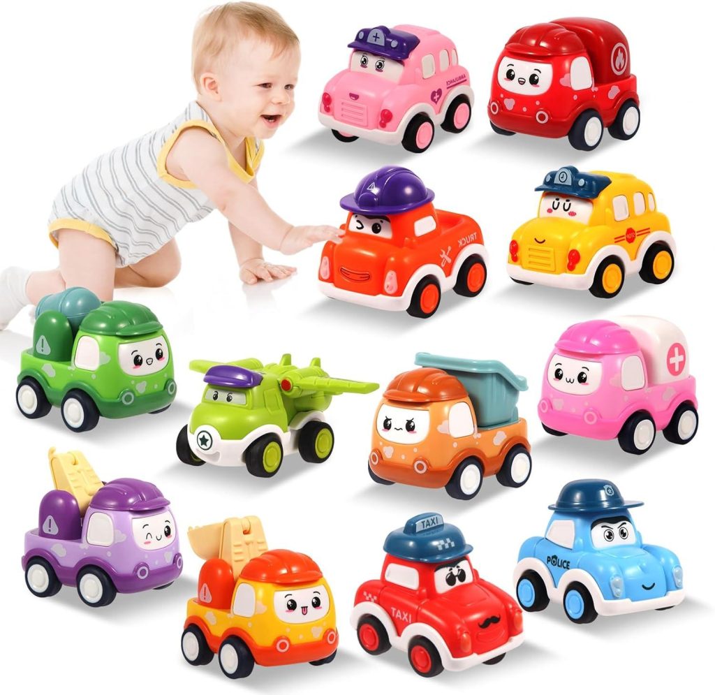 Best Toddler Toys – 12 Pcs Pull Back Cars Set Review