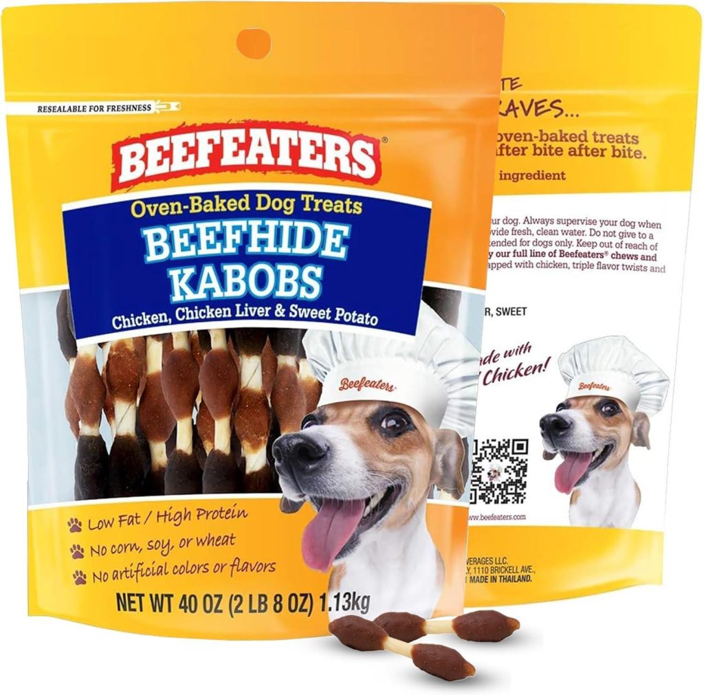 Best Dog Treats – Beefeaters Beefhide Kabobs Review