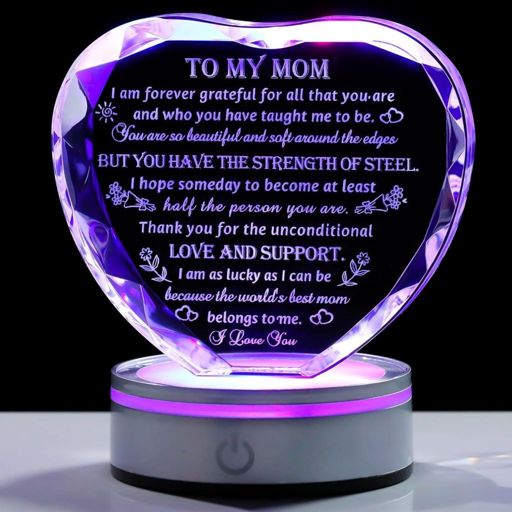 Best Gift for Mom – Movdyka Crystal Keepsake Plaque Review