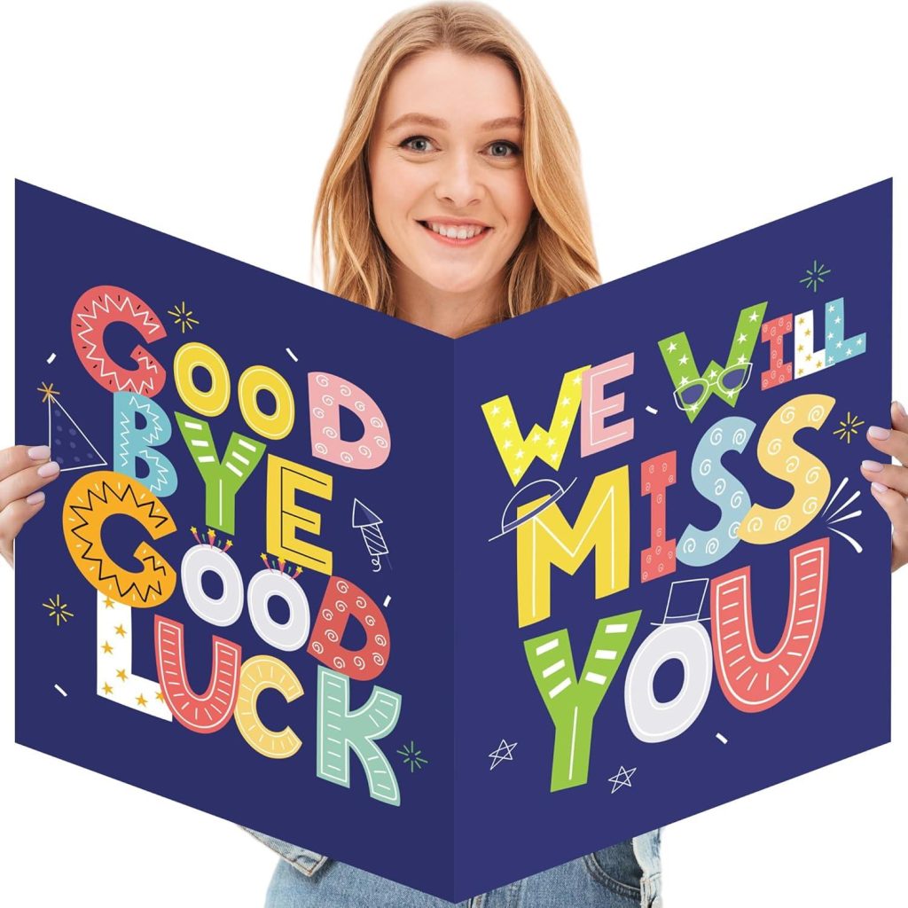 Best Farewell Card – Yoqipati We Will Miss You Jumbo Card Review