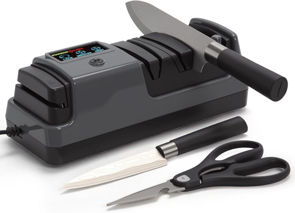 Best Knife Sharpener – Ceelpeopar Professional 3-Stage Electric Knife Sharpener Review