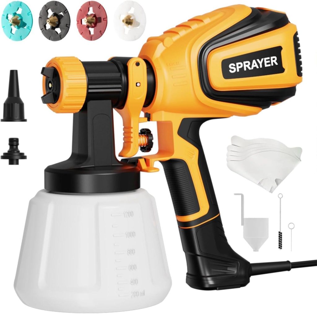 Best Paint Sprayer – VONFORN 700W HVLP Spray Gun VF803 Review