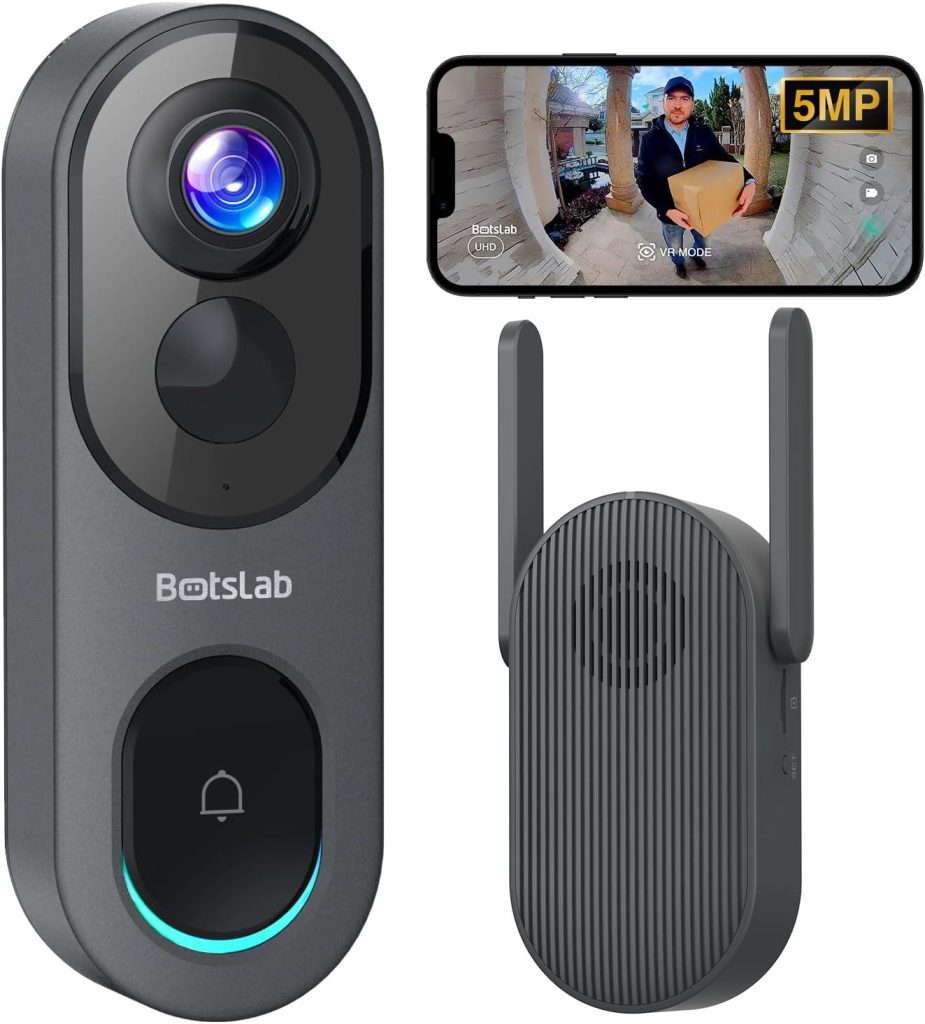 Best Electronics – BOTSLAB 5MP Wireless Video Doorbell Camera Review
