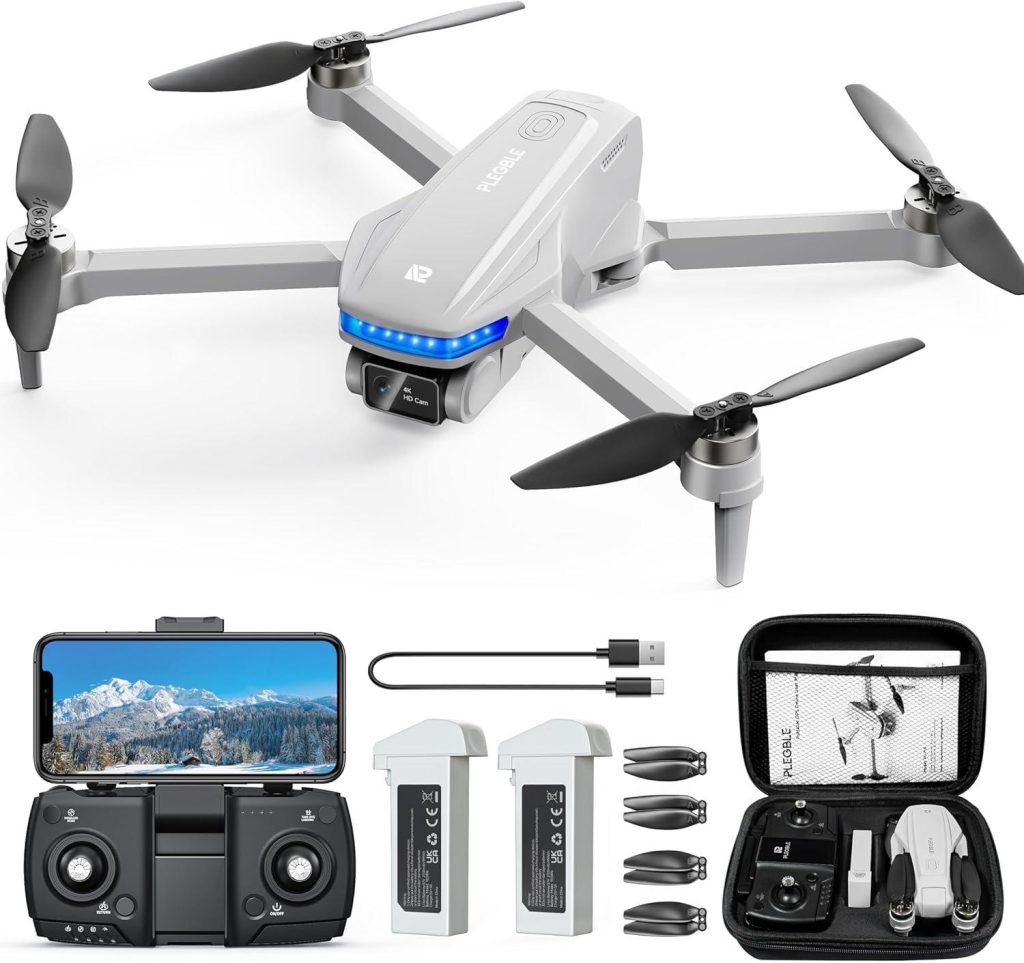 Best GPS Drone – PLEGBLE 4K Camera Drone Review