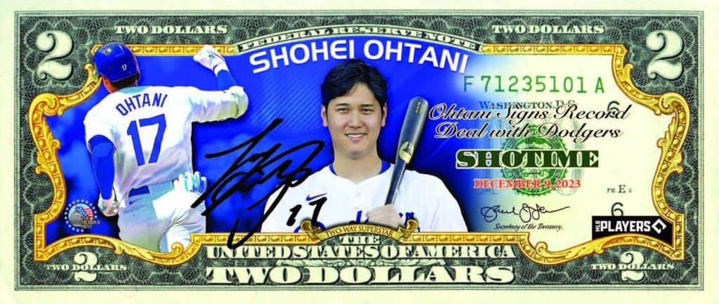 Best Collectible Display – Merrick Mint Ohtani $2 Bill Review