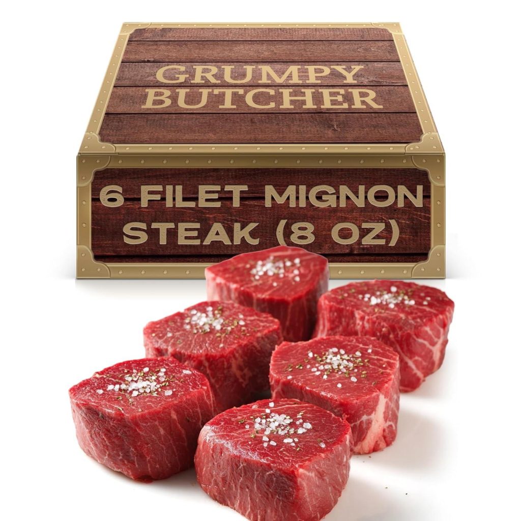 Best Premium Filet Mignon – Grumpy Butcher Steaks, 6 Pack Review