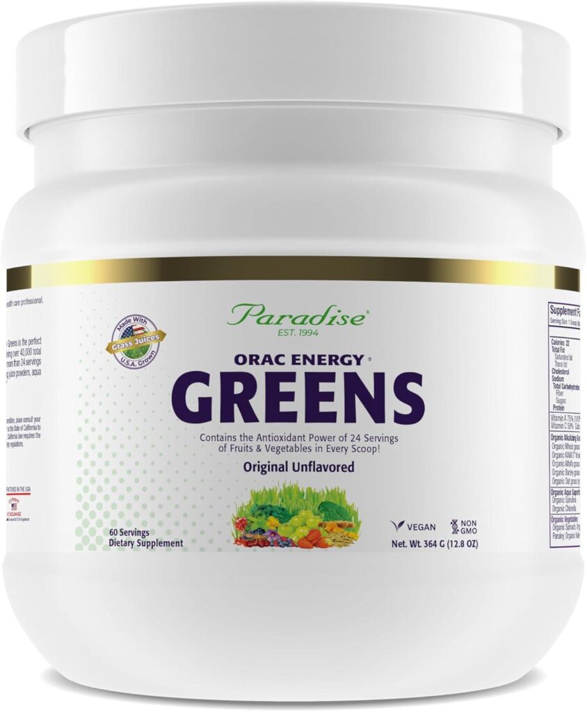 Best Probiotic – Paradise ORAC Energy Greens Powder Review