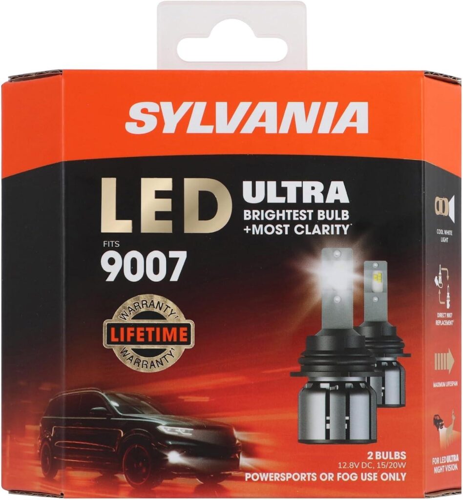 Best Fog Lights – SYLVANIA 9007 LED Ultra – Bright Cool White Review