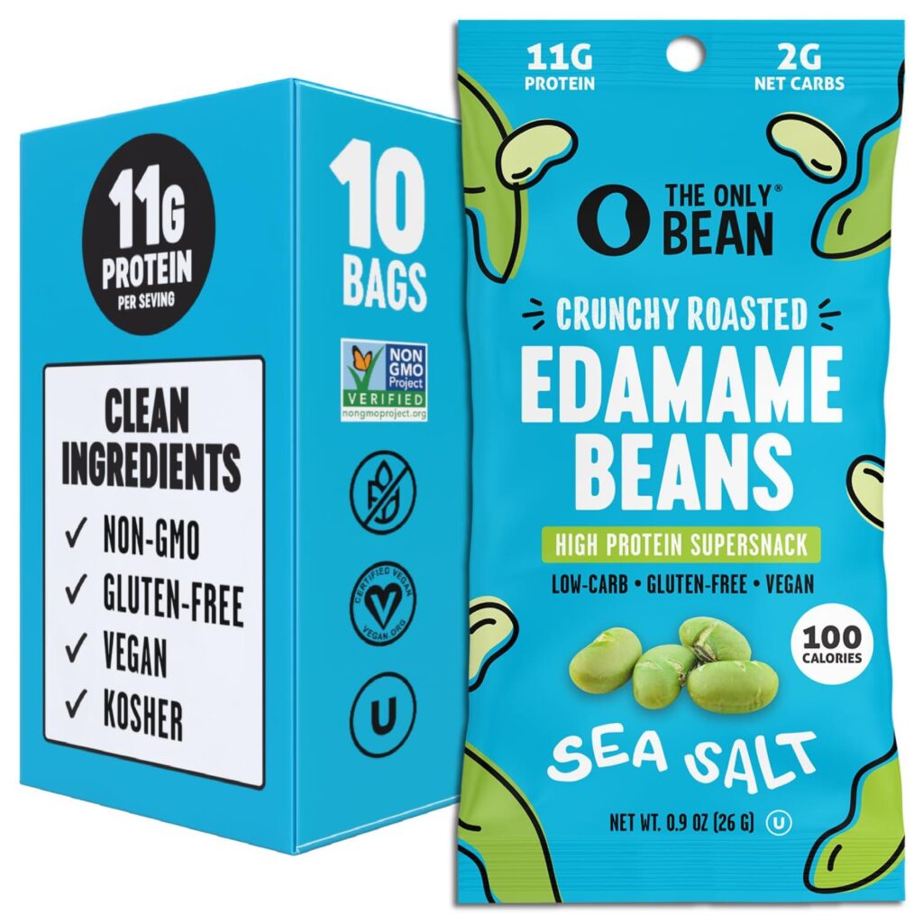Best Snack – The Only Bean Crunchy Dry Roasted Edamame Snacks Review