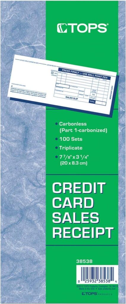 Best Office Supplies – Adams Credit Card Sales Slip, 3-Part Review