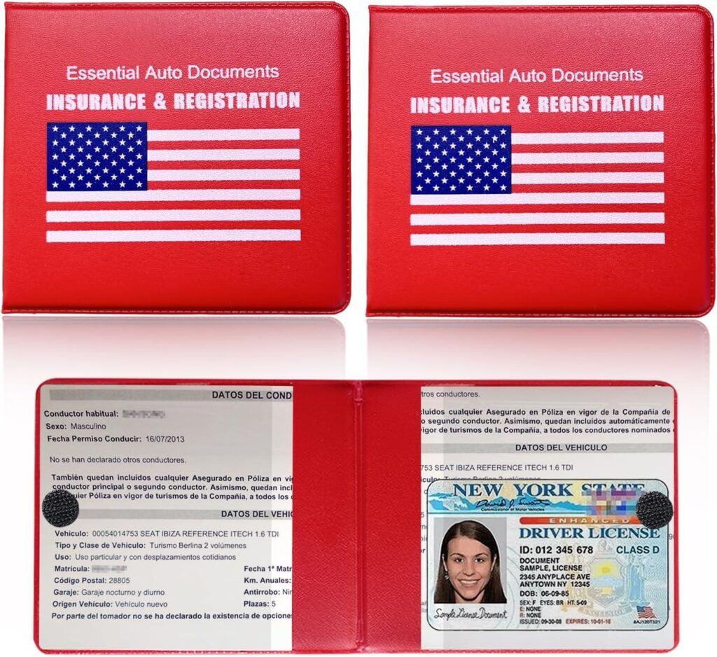 Best Automotive – Ziciner Car Registration Insurance Holder, 2Pack Essential Auto Card Document Glove Box Organizer Review