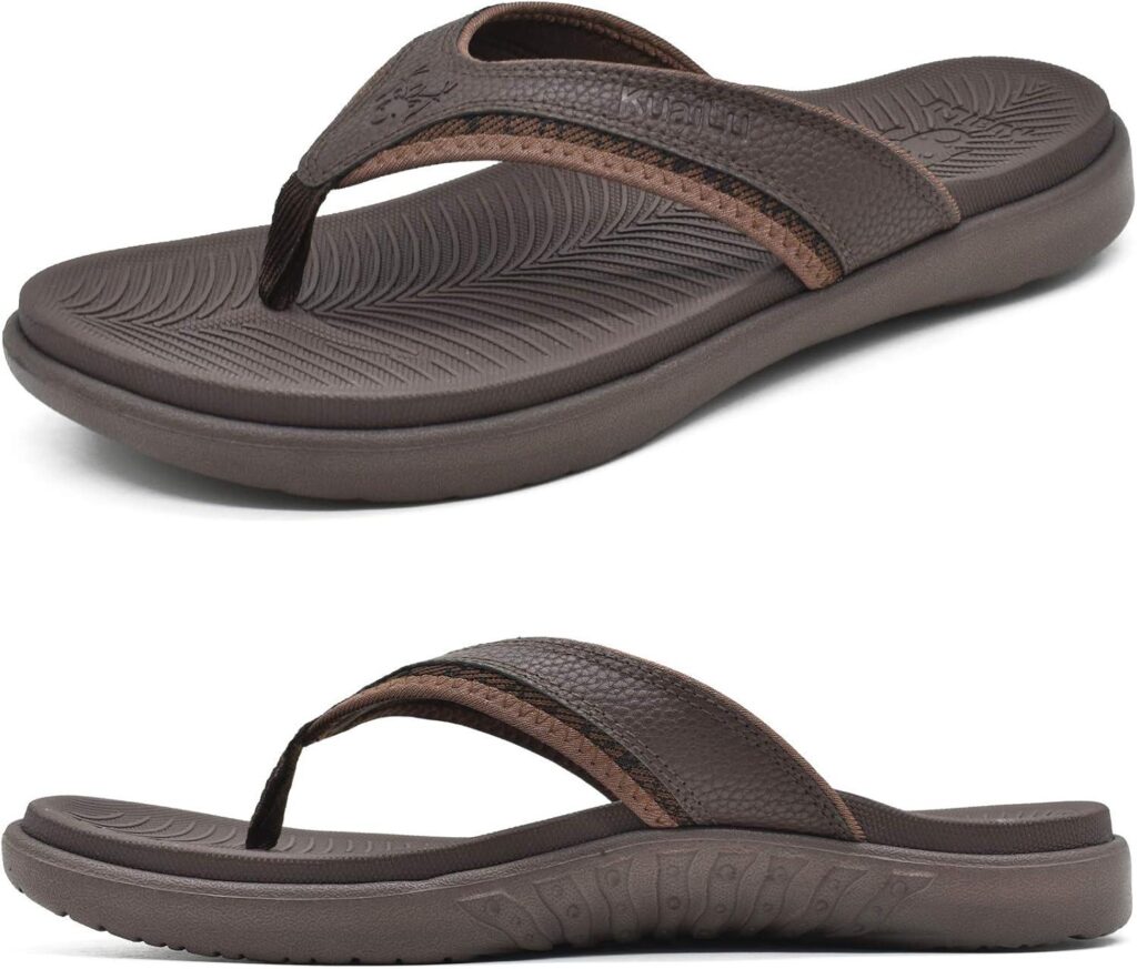 Best Flip Flops – KuaiLu Mens Sport Flip Flops with Arch Support Review