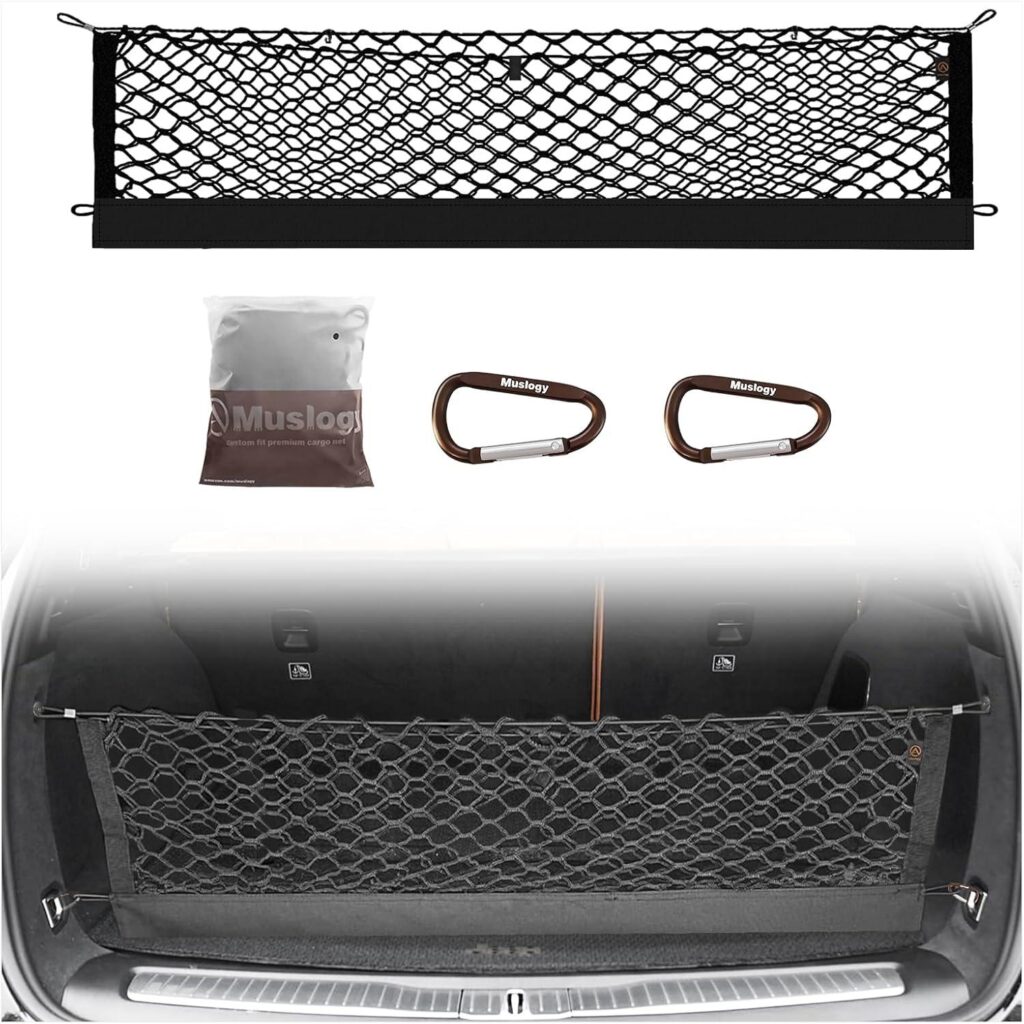Best Trunk Organizer – Muslogy Cargo Net for 2022-2025 Jeep Review
