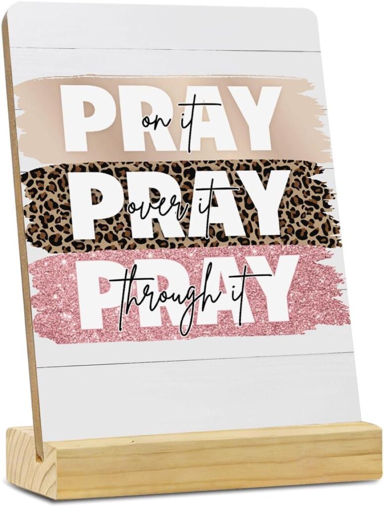 Best Home Decor – Pray Quote Desk Rustic Plaque Review