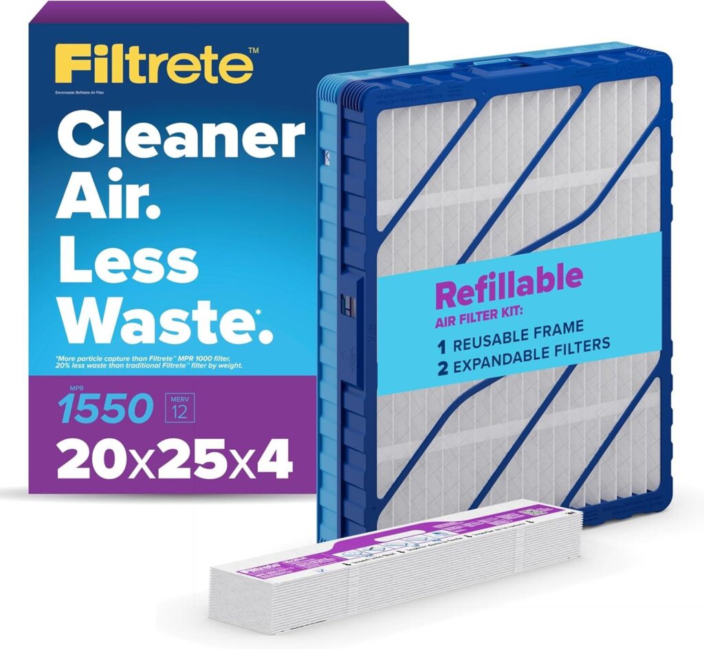 Best Home Air Filter – Filtrete 20x25x4 Refillable Starter Kit Review