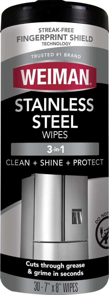 Best Stainless Steel Cleaner – Weiman Wipes Review